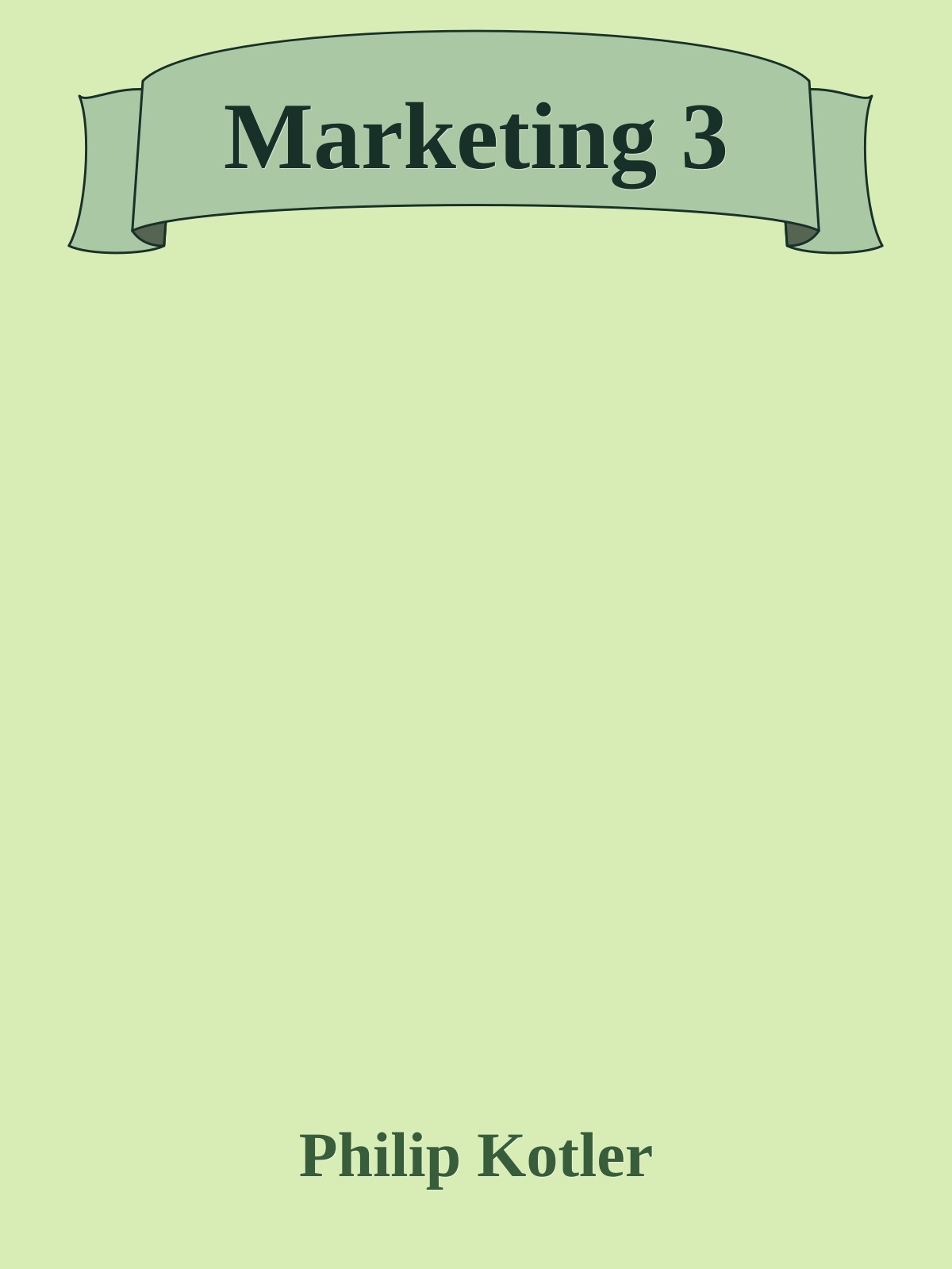 Capa do livro Marketing 3.0 - Philip Kotler