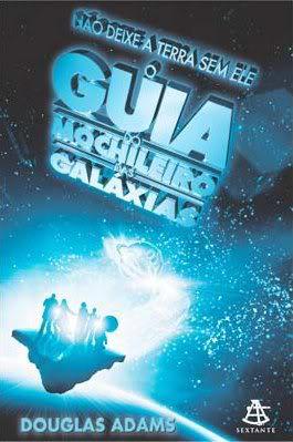Capa do livro O Guia do Mochileiro das Galaxias - Douglas Adams