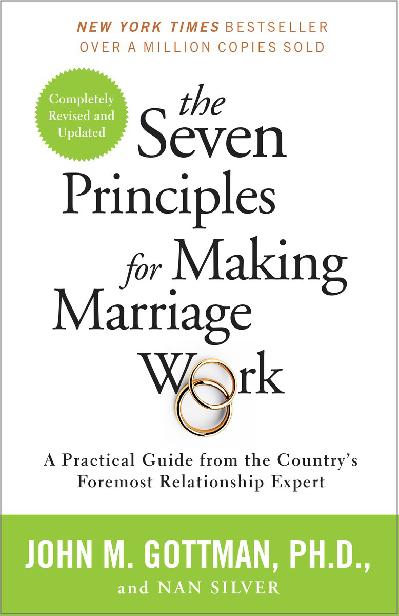 Capa do livro Os Sete Princípios Para o Casamento Dar Certo